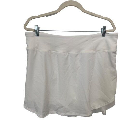 CALIA by Carrie Underwood Journey Collection Mid Rise Skort XL White Golf NEW - Picture 3 of 9